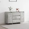 Image de vidaXL Buffet Gris béton 120 x 41 x 75 cm Bois dingénierie 3333909