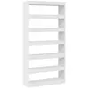 Image de Bibliothèque Blanc 100 X 30 X 198 Cm Bois D'ingénierie Vidaxl