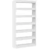 Image de Vidaxl bibliothèque blanc 100 x 30 x 198 cm bois d'ingénierie
