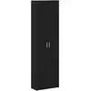 Image de Vidaxl armoire chêne noir 55 x 25 x 189 cm bois d'ingénierie