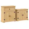 Image de Vidaxl ensemble de meubles salle de bain 2 pcs corona bois pin massif