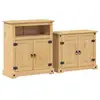 Image de Vidaxl ensemble de meubles salle de bain 2 pcs corona bois pin massif