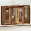 Image de Cabinets Muraux 2 Pcs Bois Ancien 69,5 X 34 X 90 Cm Vidaxl