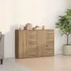 Image de vidaXL Buffet 2 pcs Chêne artisanal 60 x 31 x 84 cm Bois dingénierie 3334312