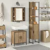 Image de Armoire de salle de bain Chêne artisan 33x33x1855 cm Bois d ingénierie