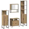 Image de Vidaxl ensemble de mobilier de salle de bain 4 pcs chêne artisanal