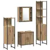Image de Vidaxl ensemble de mobilier de salle de bain avec étagère 4 pcs marron