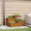 Image de Jardin Pot de 100x100x60 cm en Acier Weathering