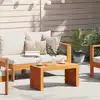 Image de Table D'appoint Huile Naturelle 70 X 35 X 35 Cm Vidaxl
