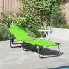Image de Chaise Longue Pliante Vert 190 X 57 X 81 Cm Oxford Vidaxl