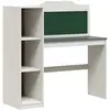 Image de Vidaxl bureau avec rangement ouvert et tableau noir avec étagère roros
