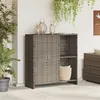 Image de Armoire de rangement Grise 100x36x102 cm Rattan