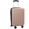 Image de Valise pliable coque dure 20 - VIDAXL - 42006238 - Rose doré - ABS durable - Serrure intégrée & roulettes