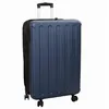 Image de Valise pliable coque dure - VIDAXL - 42006244 - 50x30x76 cm - ABS - Bleu foncé roues & serrure
