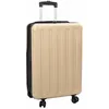 Image de Valise rectangulaire moderne - vidaXL - Champagne - 43x27x66 cm - Plastic ABS - 3.7 kg - Rangement ample