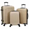 Image de Set de sacs de voyage Vidaxl - 42006257 - t de valises 3 pcs Valise Rigide Champagne 20 24 28 ABS