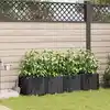 Image de Cache-pot De Jardin 4 Pc Noir 160 X 40 X 37,5 Cm Pp Vidaxl