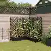 Image de Cache-pot De Jardin 5 Pcs Noir 120 X 120 X 126 Cm Plastique Vidaxl