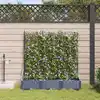 Image de Cache-pot De Jardin 3 Pc Gris 120 X 40 X 126 Cm Pp Vidaxl