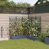Image de Cache-pot De Jardin 5 Pc Gris 120 X 120 X 126 Cm Pp Vidaxl