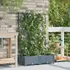 Image de Cache-pot De Jardin 2 Pc Gris Clair 80 X 40 X 126 Cm Pp Vidaxl