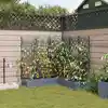 Image de Cache-pot De Jardin 5 Pc Gris Clair 120 X 120 X 126 Cm Pp Vidaxl