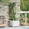 Image de Pot de fleur Vidaxl - 42002917 - Jardinières avec système dirrigation deau Blanc