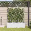 Image de Cache-pot De Jardin 3 Pcs Blanc 120 X 40 X 142 Cm Plastique Vidaxl