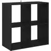 Image de Bibliothèque Chêne Noir 68.5 X 32 X 68.5 Cm Vidaxl