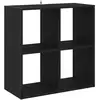 Image de Vidaxl bibliothèque chêne noir 68.5 x 32 x 68.5 cm