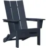 Image de Vidaxl chaise adirondack pliante bleu marine 80,5 x 74,5 x 92 cm hdpe
