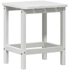 Image de Vidaxl table d'appoint blanc 38 x 38 x 46 cm polyéthylène