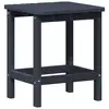 Image de Vidaxl table d'appoint bleu marine 38 x 38 x 46 cm polyéthylène