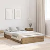 Image de vidaXL Cadre de lit avec rangement Chêne artisanal 120 x 200 cm 3335308