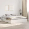 Image de vidaXL Cadre de lit avec rangement avec stockage Blanc 200 x 200 cm 3335357