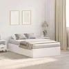 Image de vidaXL Cadre de lit avec rangement avec stockage Blanc 120 x 200 cm 3335365