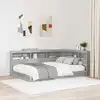 Image de Tête De Lit De Rangement Gris Sonoma 120 Cm Bois D'ingénierie Vidaxl