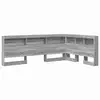 Image de Vidaxl tête de lit de rangement gris sonoma 120 cm bois d'ingénierie