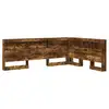 Image de Vidaxl tête de lit de rangement chêne fumé 150 cm bois d'ingénierie