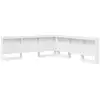 Image de Vidaxl tête de lit de rangement blanc 180 cm bois d'ingénierie