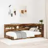 Image de Tête De Lit De Rangement Chêne Fumé 90 Cm Bois D'ingénierie Vidaxl