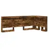 Image de Vidaxl tête de lit de rangement chêne fumé 90 cm bois d'ingénierie