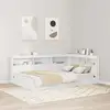 Image de Tête De Lit De Rangement Blanc Bois D'ingénierie Vidaxl