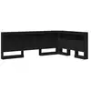 Image de Vidaxl tête de lit de rangement chêne noir 207,5 x 137,5 x 76,5 cm