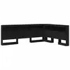 Image de Vidaxl tête de lit de rangement chêne noir 135 cm bois d'ingénierie