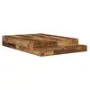 Image de Vidaxl cadre de lit avec rangement avec tiroir bois ancien 135 cm