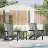 Image de Chaise De Jardin 2 Pcs Gris Clair 80.5 X 74.5 X 92 Cm Vidaxl