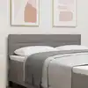 Image de Tête De Lit Taupe Tissu Vidaxl