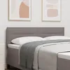 Image de vidaXL Tête de lit Taupe 160 cm tissu 42007024