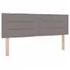 Image de Vidaxl tête de lit taupe 160 cm tissu